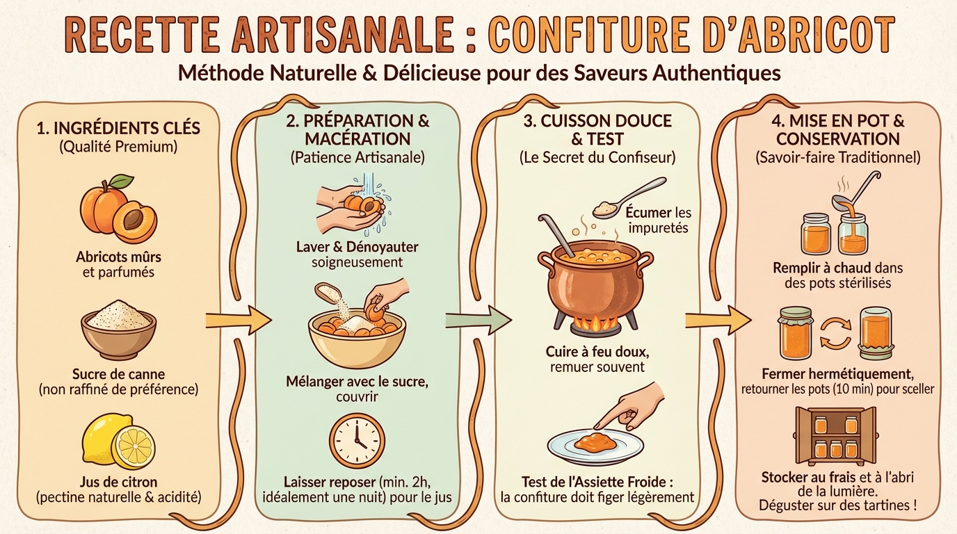 Étapes de la préparation