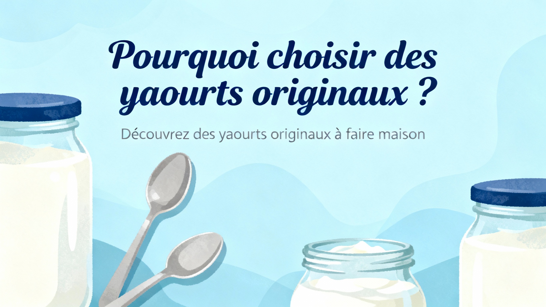Pourquoi choisir des yaourts originaux ?