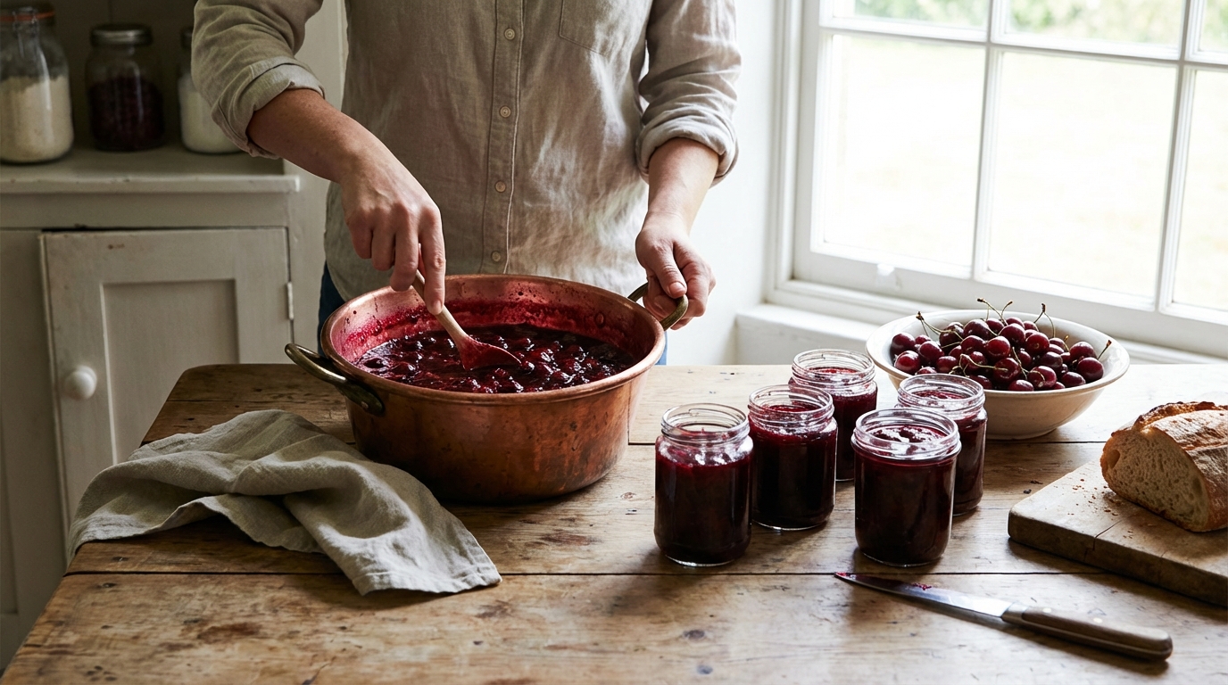 Découvrez la délicieuse confiture de cerise maison