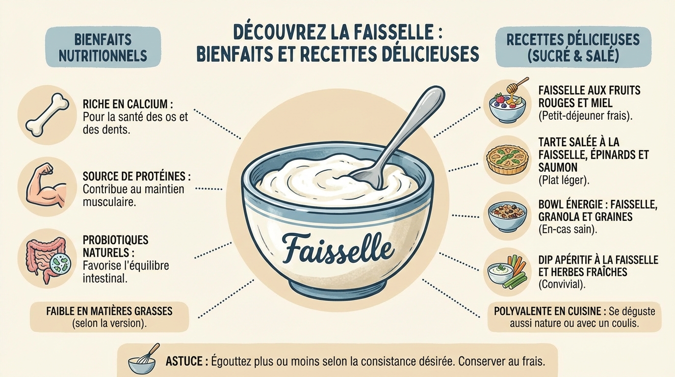 Découvrez la faisselle : bienfaits et recettes délicieuses 1 Comment cuisiner avec la faisselle ?