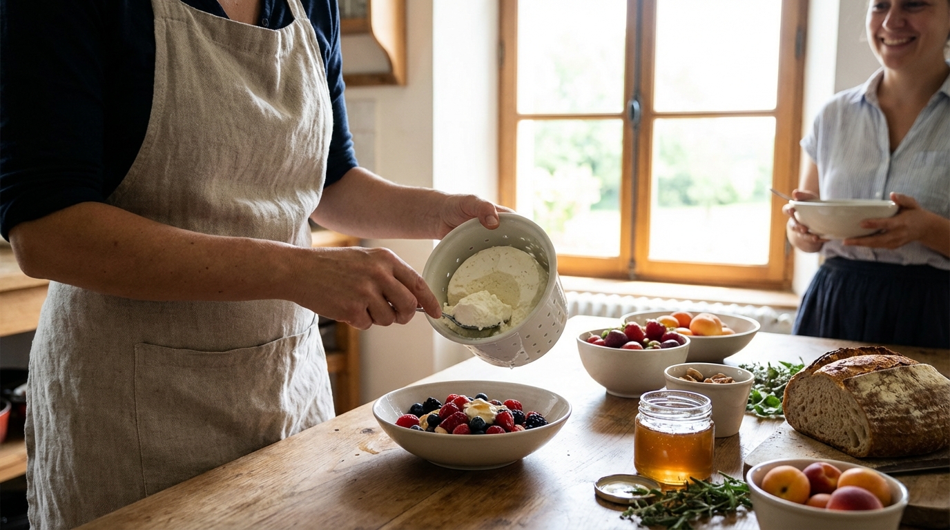 Découvrez la faisselle : bienfaits et recettes délicieuses