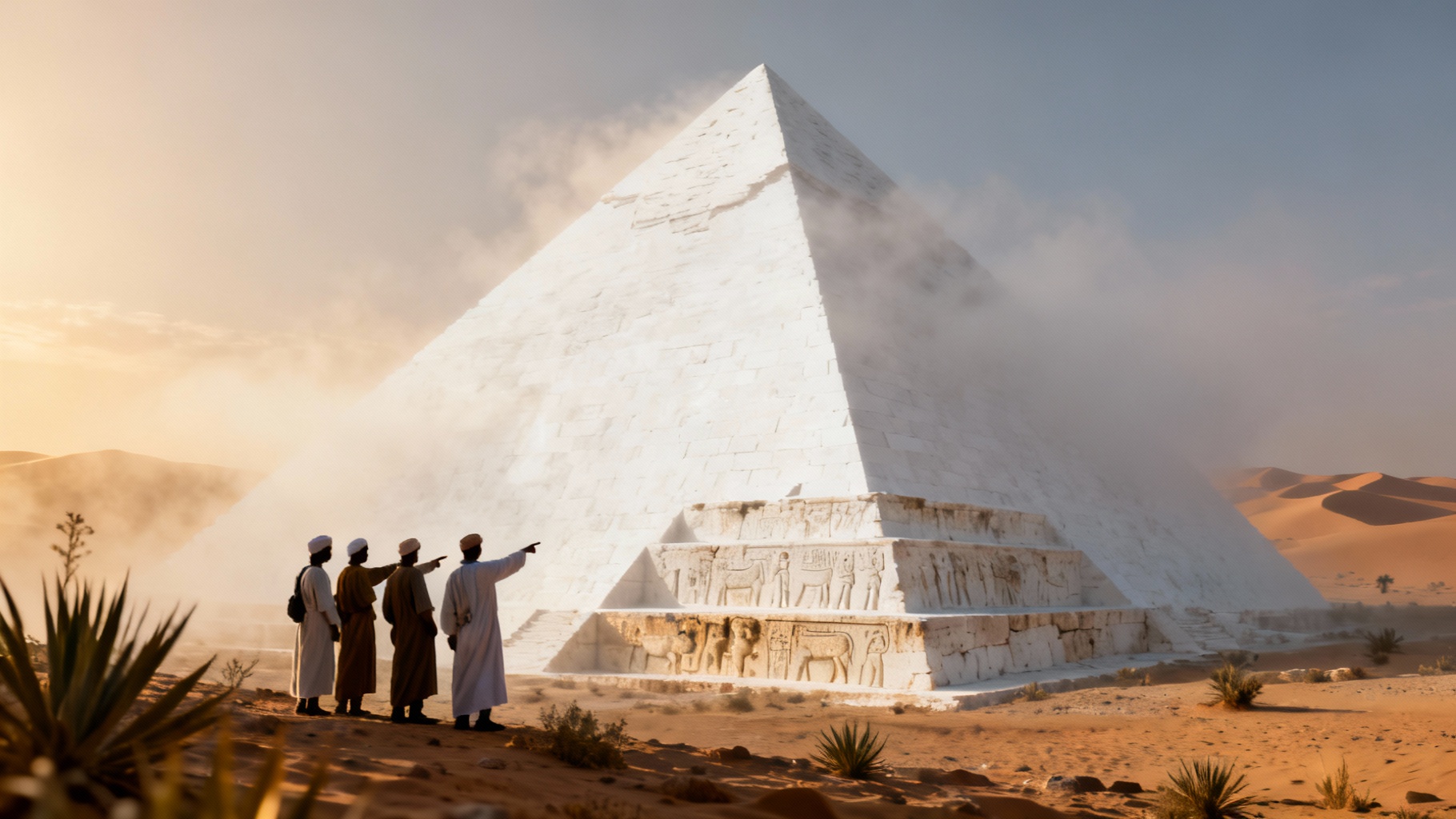 Découvrez la pyramide blanche et ses mystères