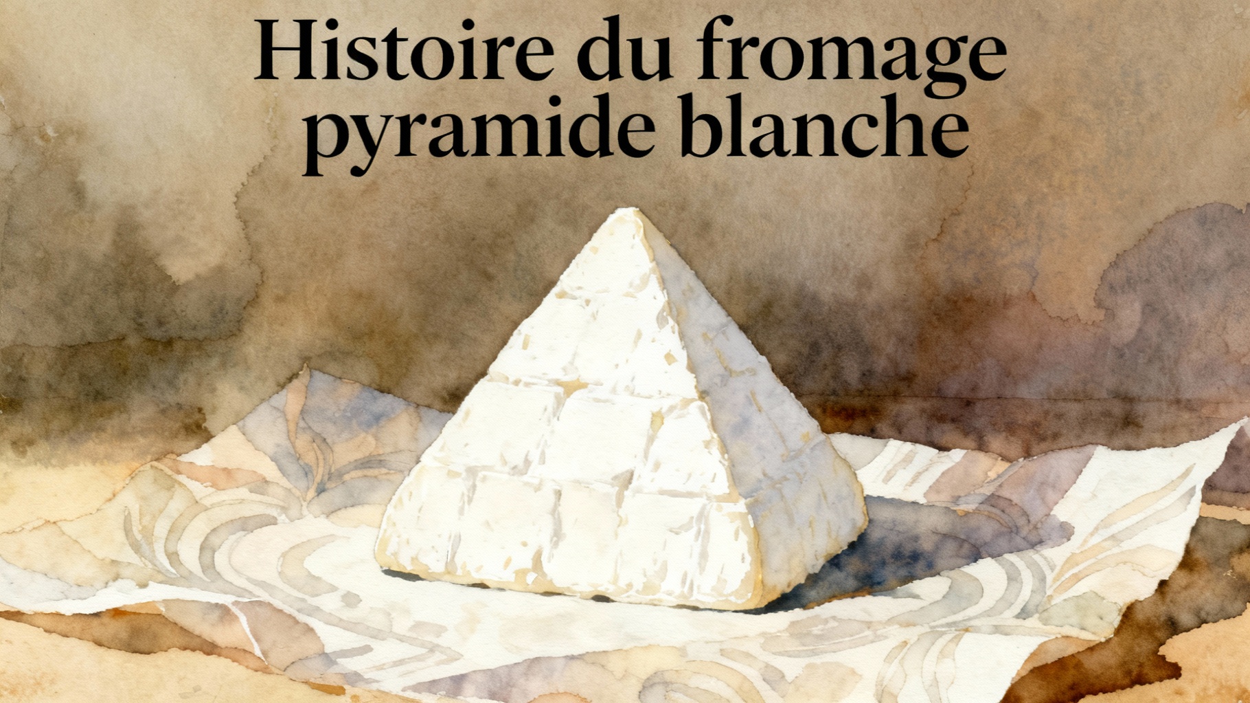 Découvrez la pyramide blanche et ses mystères 1 Histoire du fromage pyramide blanche