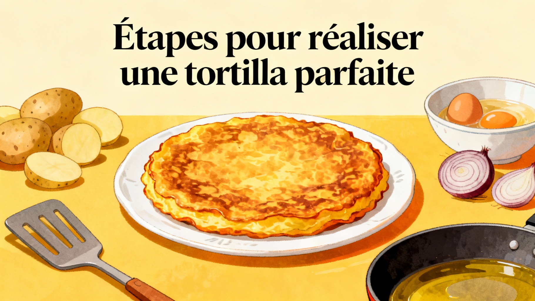 Découvrez la recette parfaite de la tortilla espagnole 1 Étapes pour réaliser une tortilla parfaite