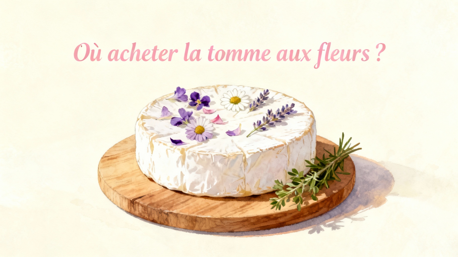 Découvrez la tomme aux fleurs, un délice fromager unique 1 Où acheter la tomme aux fleurs ?