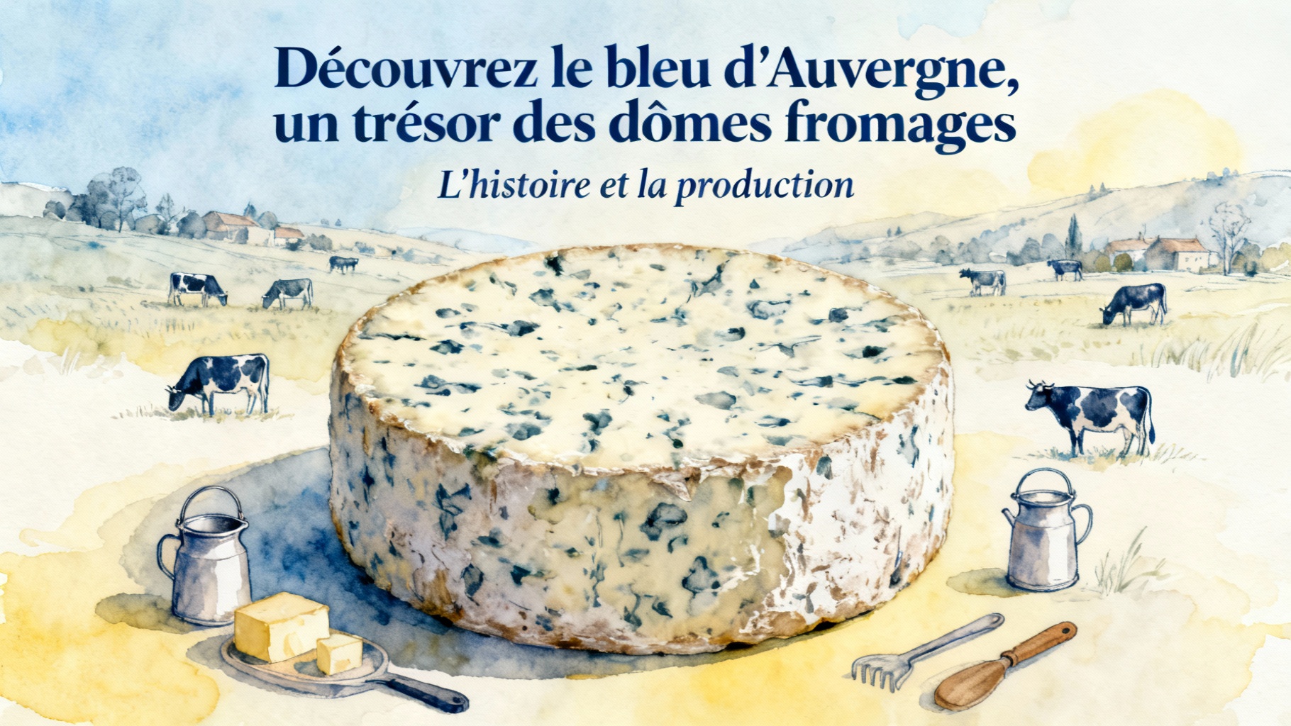 Découvrez le bleu d'auvergne, un trésor des dômes fromages 1 L'histoire et la production