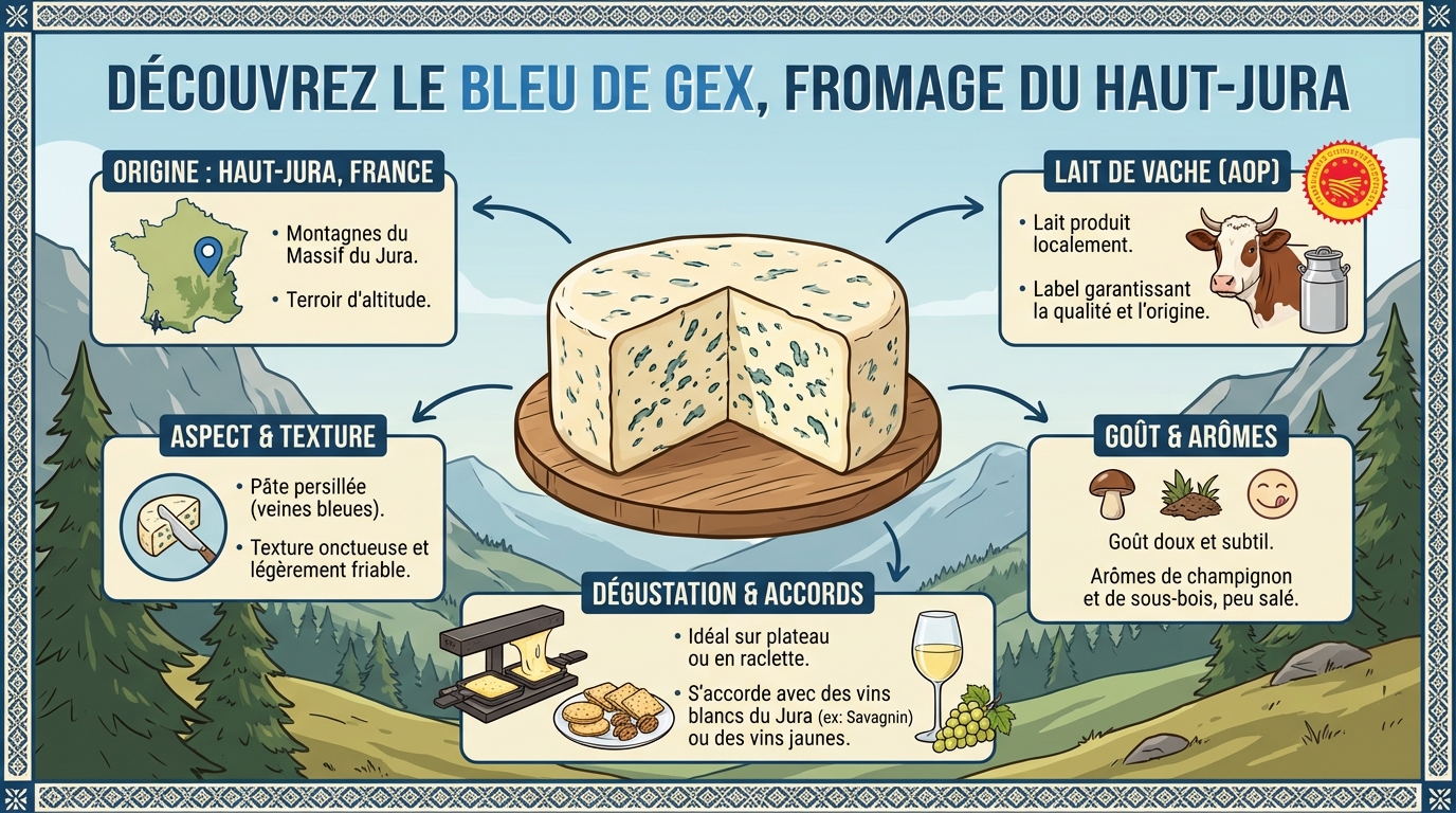 Découvrez le bleu de gex, fromage du haut-jura 1 Fabrication du bleu de Gex