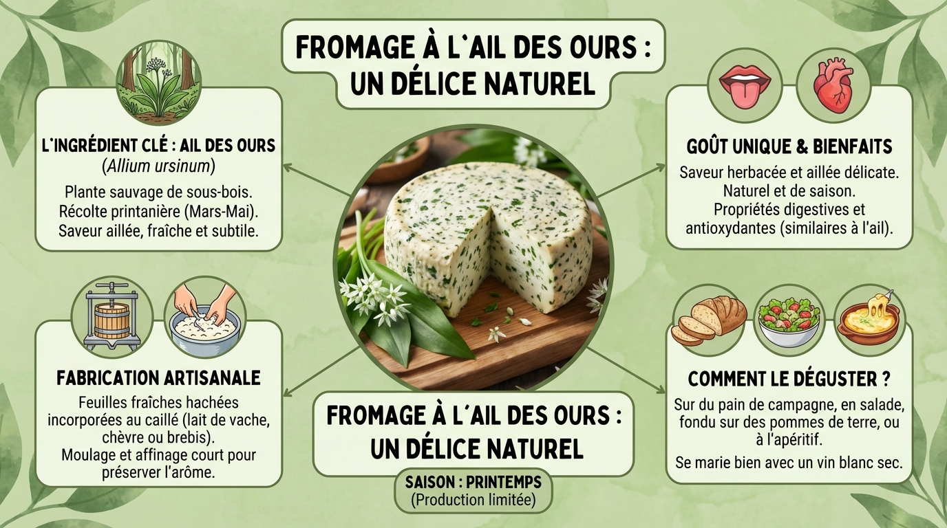 Découvrez le fromage à l'ail des ours : un délice naturel 1 Comment déguster le fromage à l'ail des ours ?