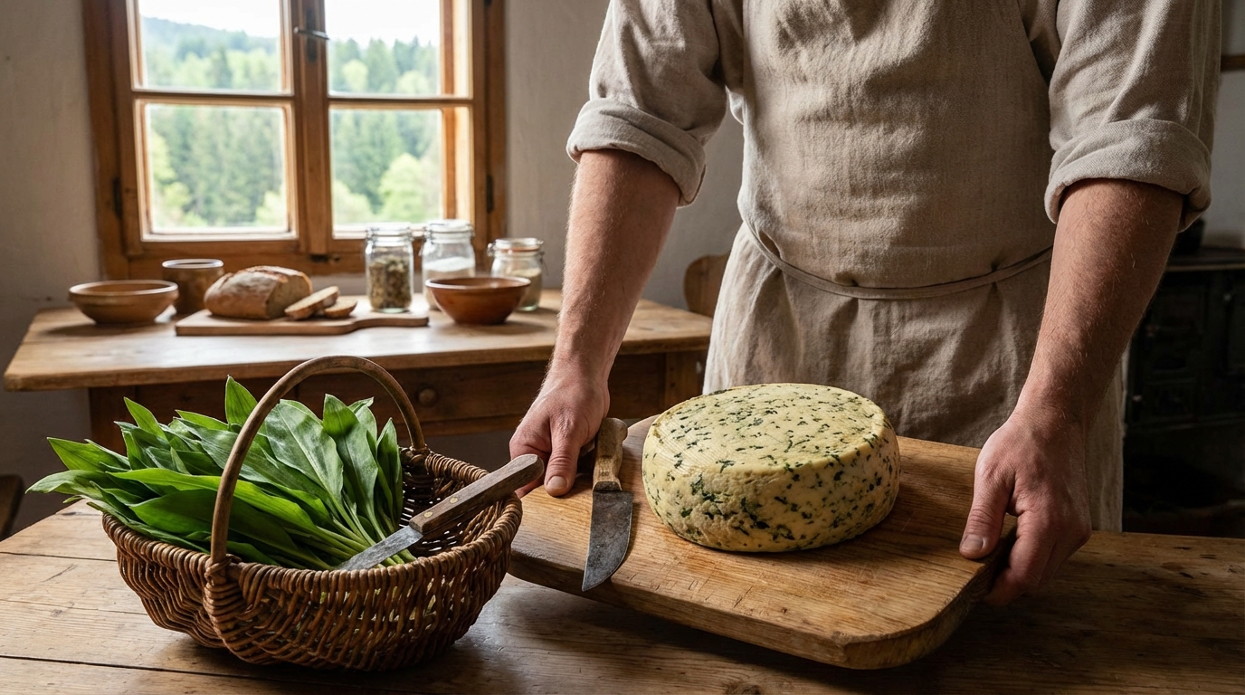 Découvrez le fromage à l'ail des ours : un délice naturel