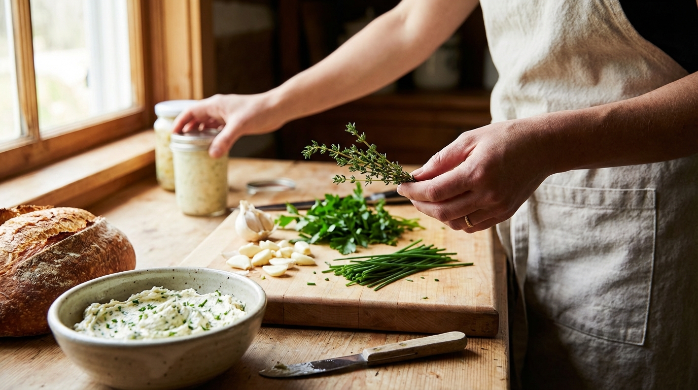 Découvrez le goût unique de l'ail et fines herbes