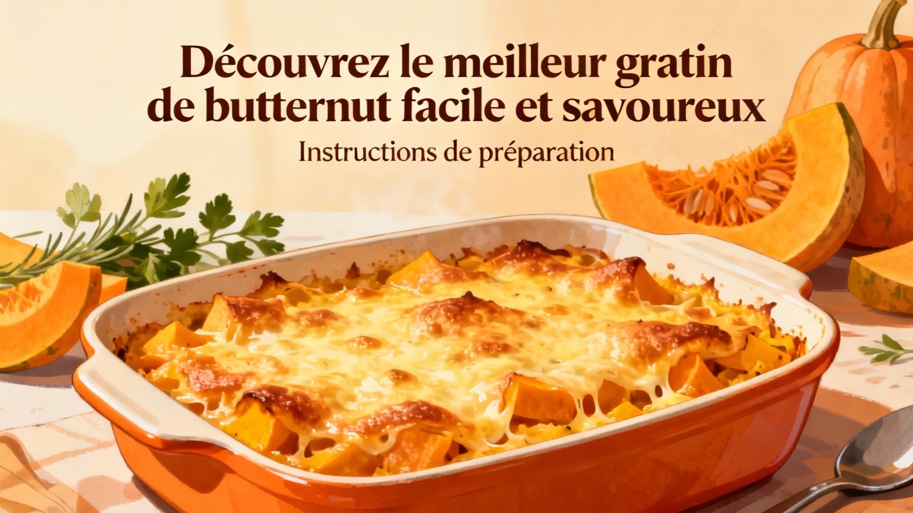 Découvrez le meilleur gratin de butternut facile et savoureux 1 Instructions de préparation