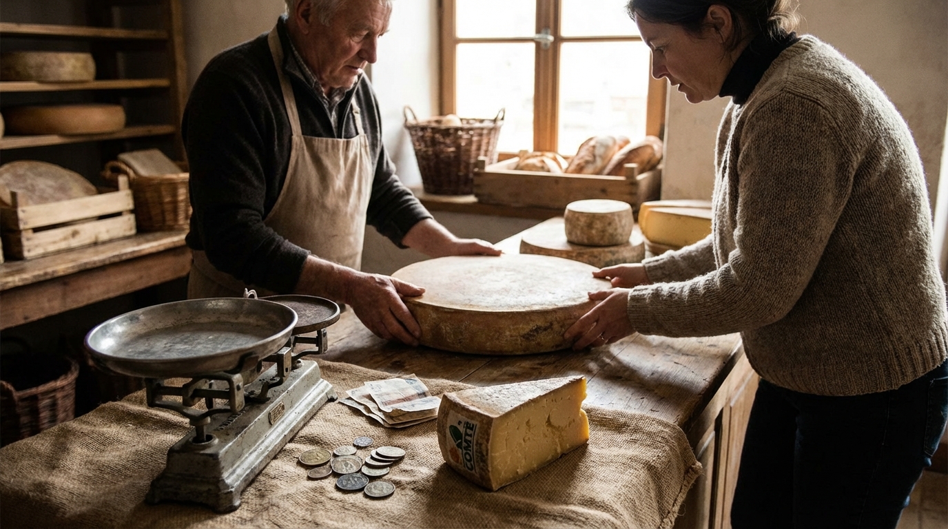 Découvrez le prix du comté 12 mois d'affinage