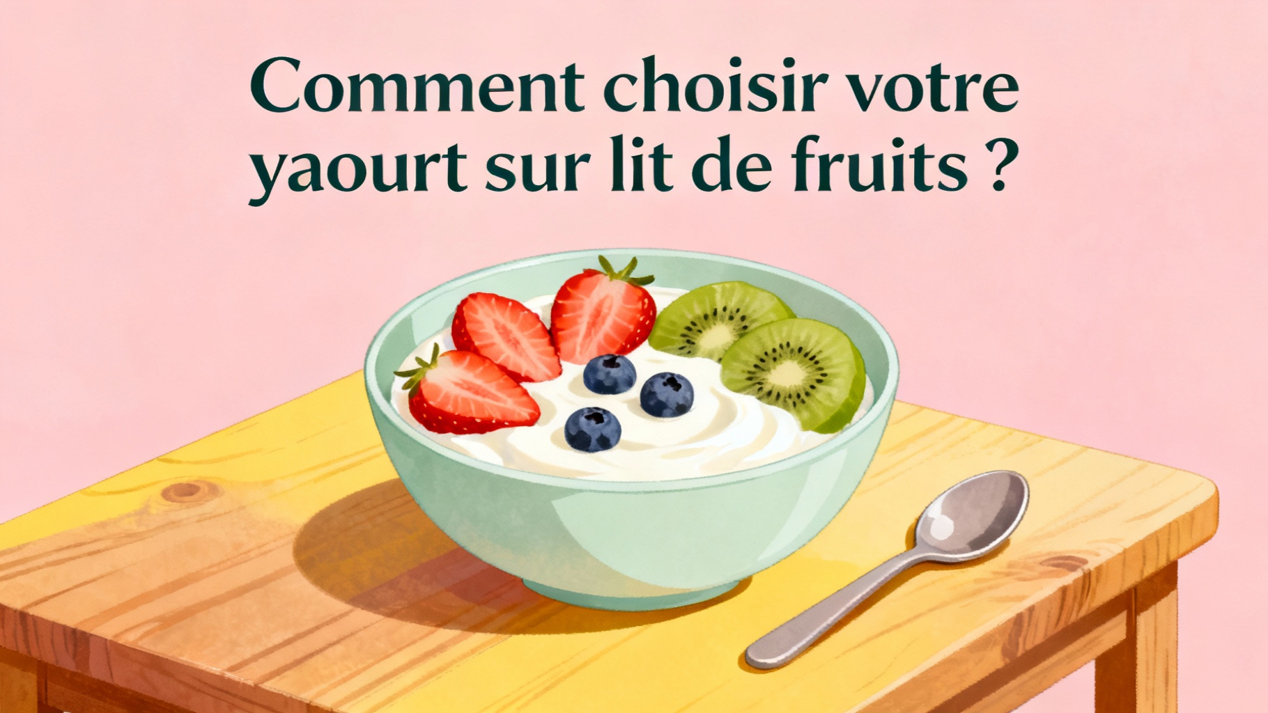 Comment choisir votre yaourt sur lit de fruits ?