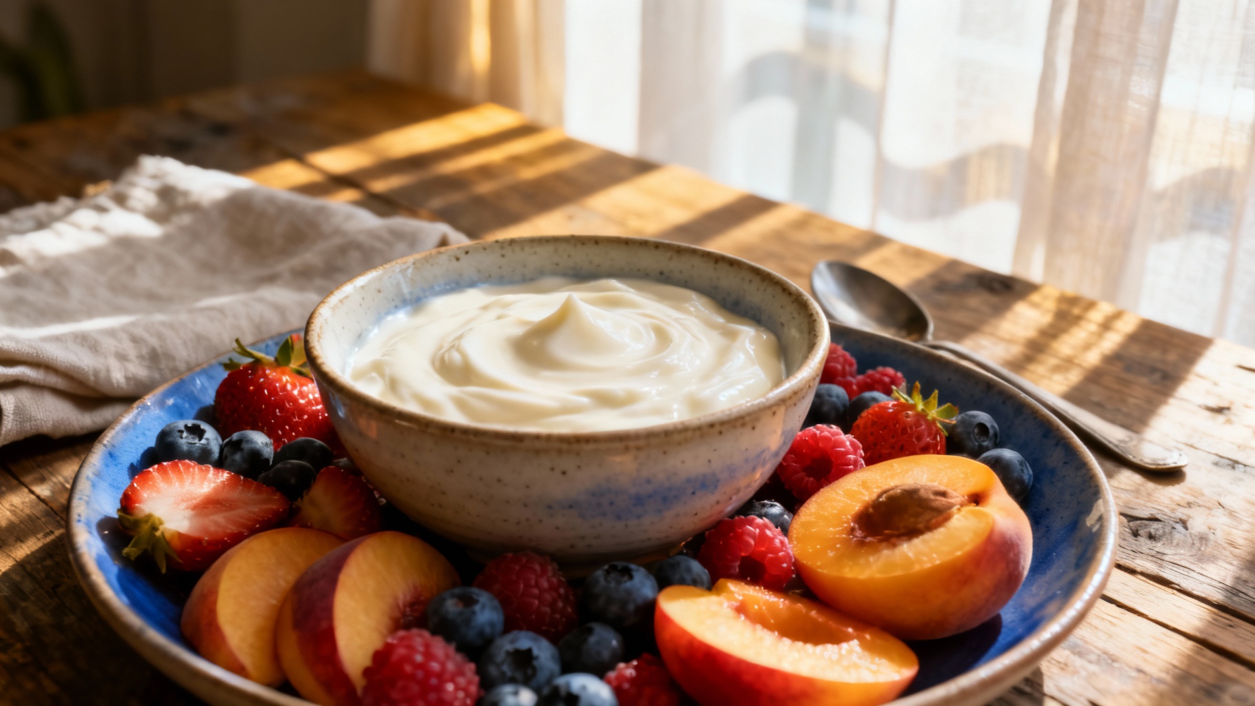 Découvrez le yaourt sur lit de fruits pour un dessert gourmand