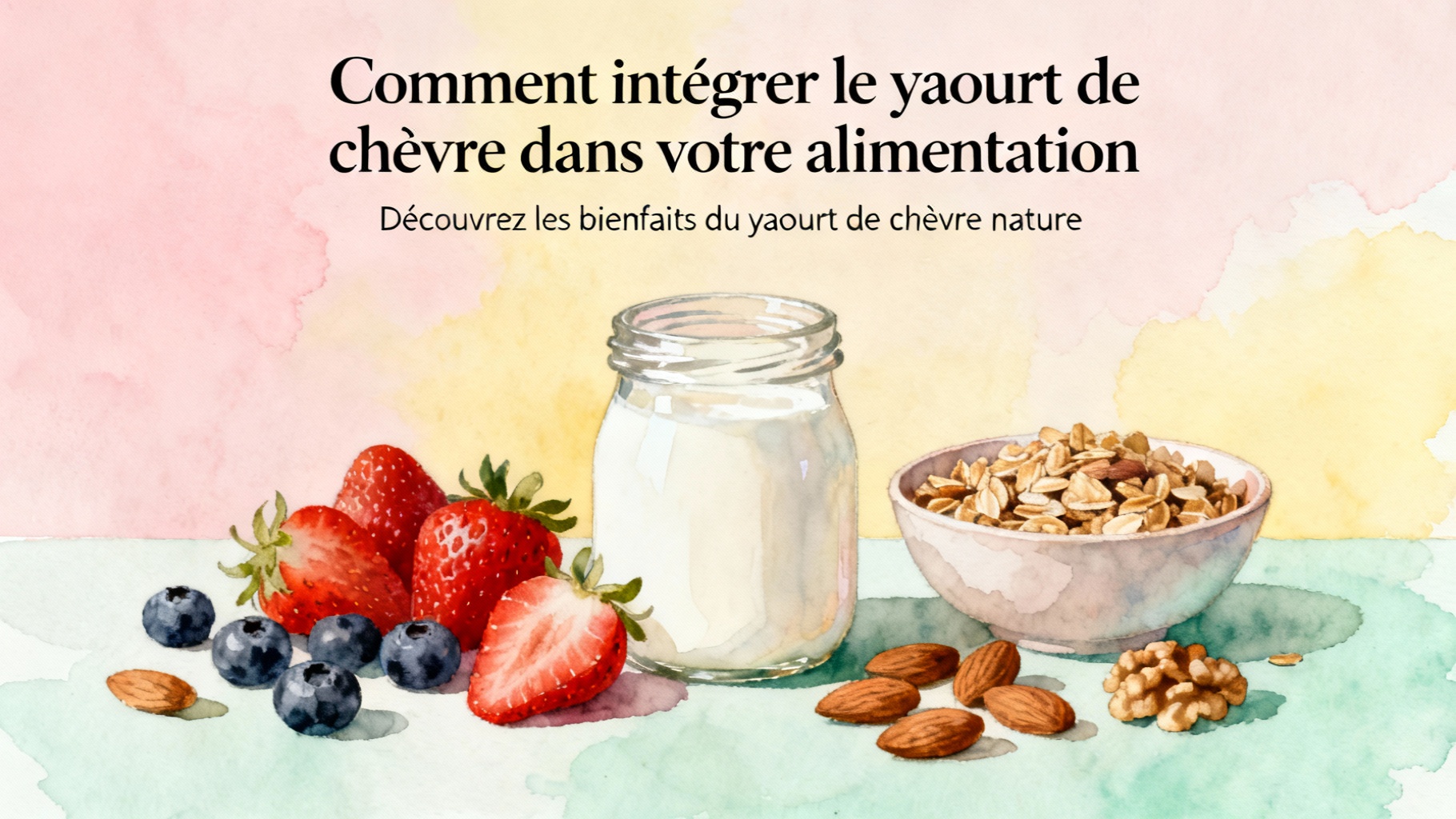 Découvrez les bienfaits du yaourt de chèvre nature 1 Comment intégrer le yaourt de chèvre dans votre alimentation