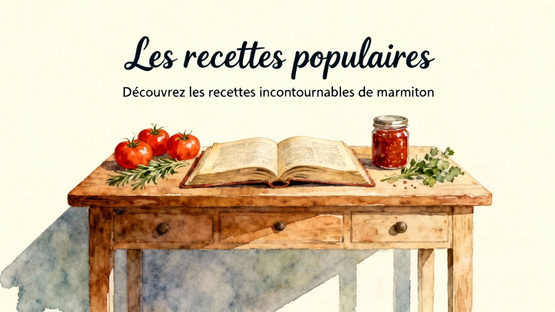 Découvrez les recettes incontournables de marmiton 1 Les recettes populaires