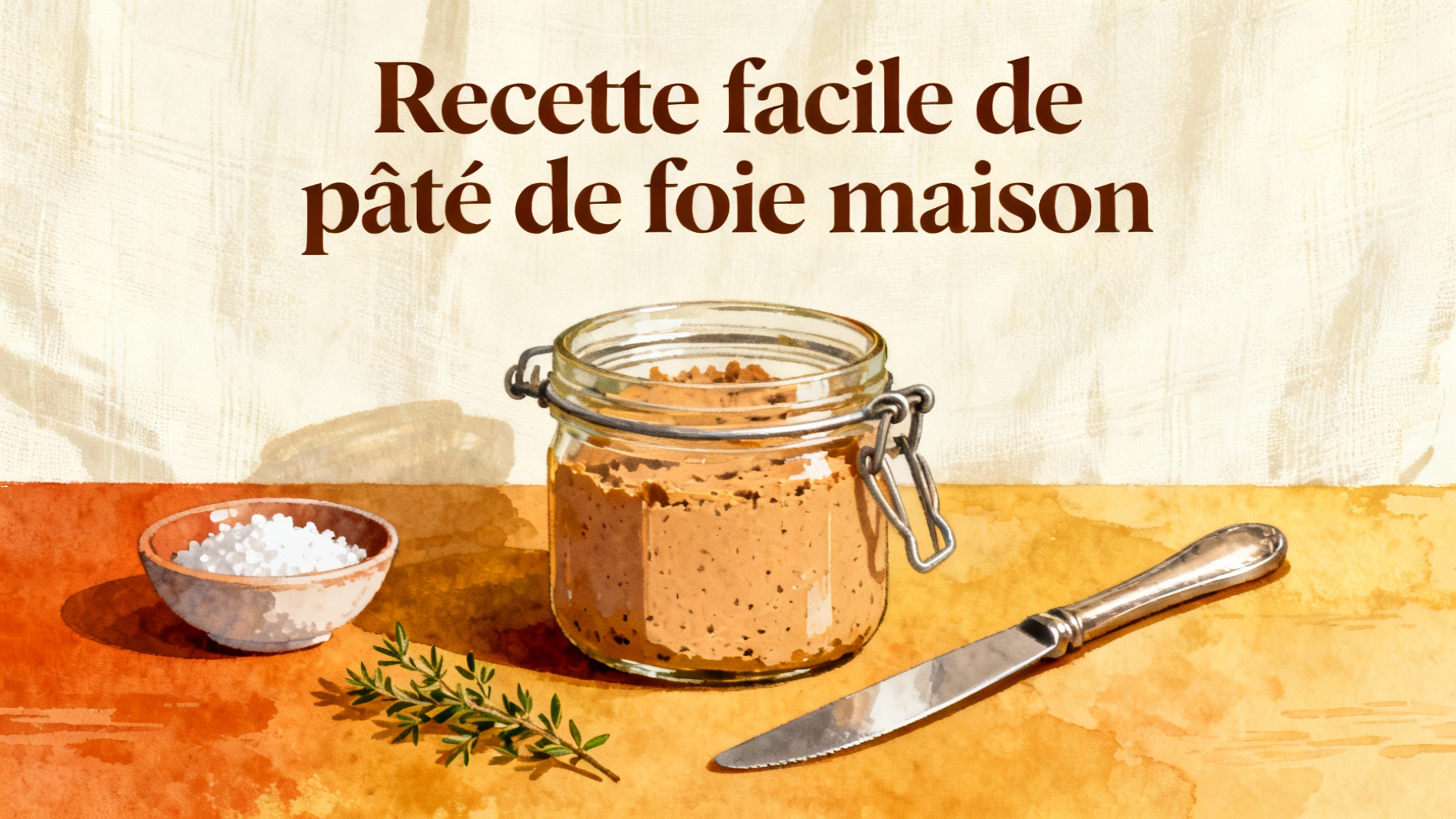 Recette facile de pâté de foie maison
