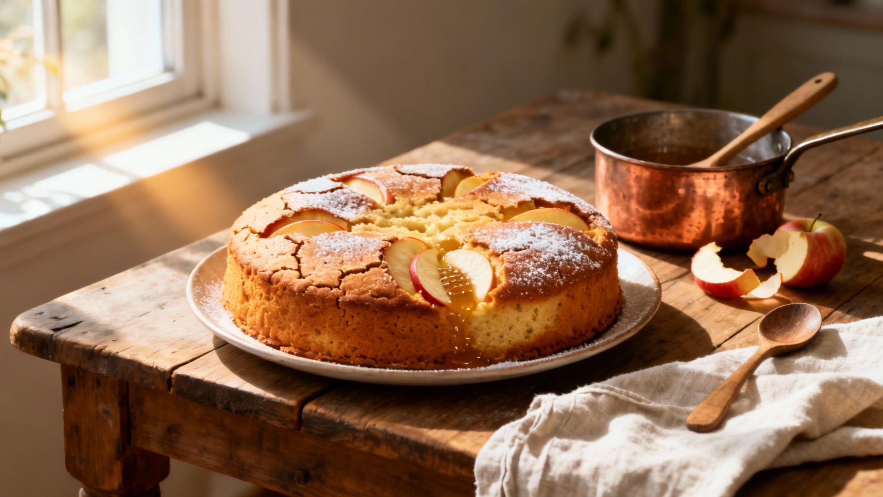 Gâteau aux pommes moelleux et ultra rapide : la recette parfaite