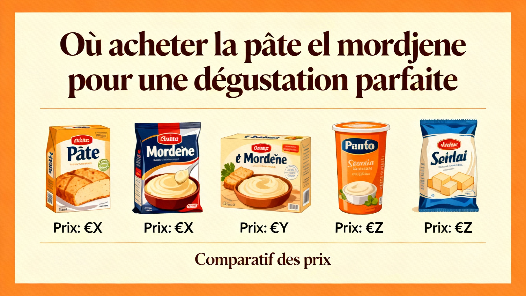 Comparatif des prix