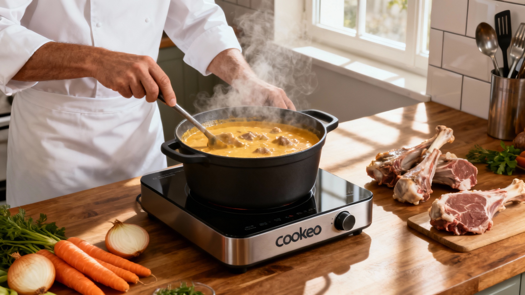 Préparez la meilleure blanquette de veau au cookeo