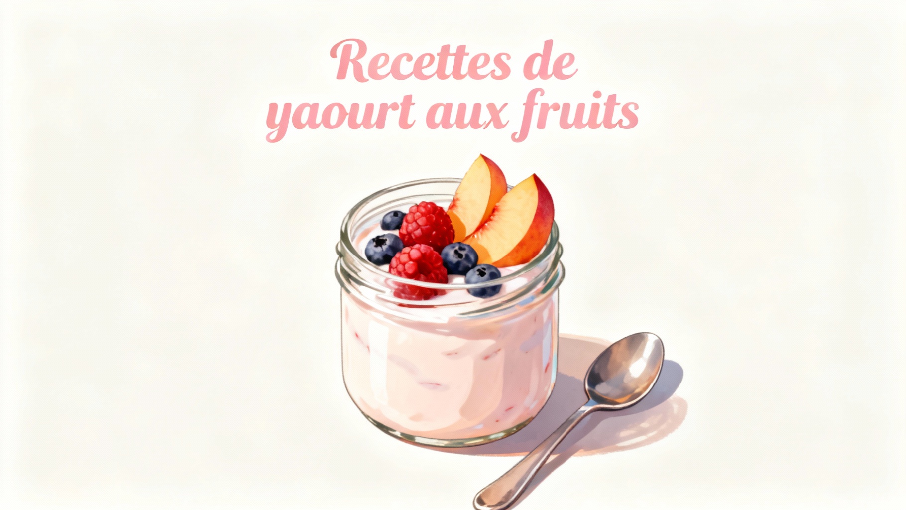 Recettes de yaourt aux fruits