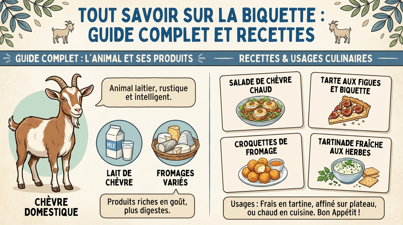 Tout savoir sur la biquette : guide complet et recettes 1 Les recettes incontournables à base de biquette