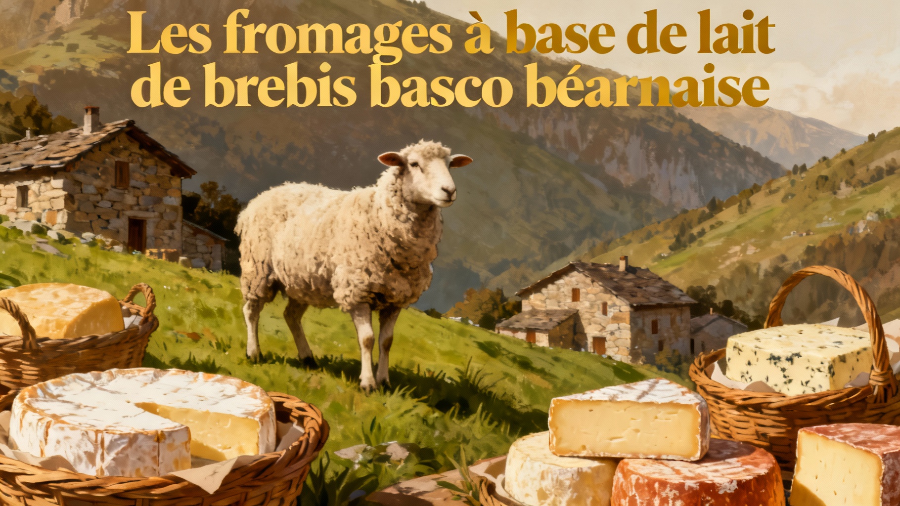 Tout savoir sur la brebis basco béarnaise et ses fromages 1 Les fromages à base de lait de brebis basco béarnaise