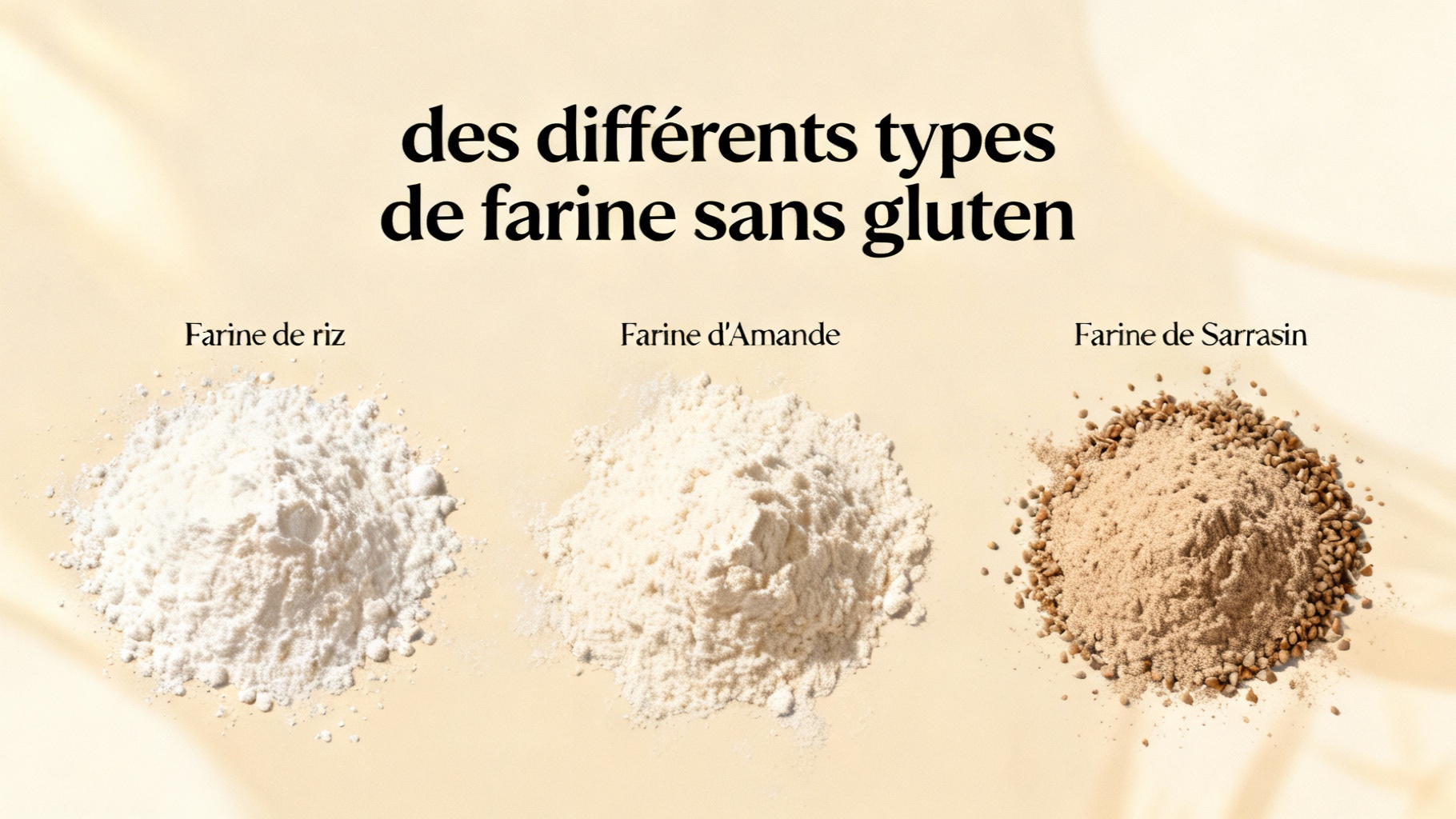 Tout savoir sur la farine sans gluten 1 Les différents types de farine sans gluten