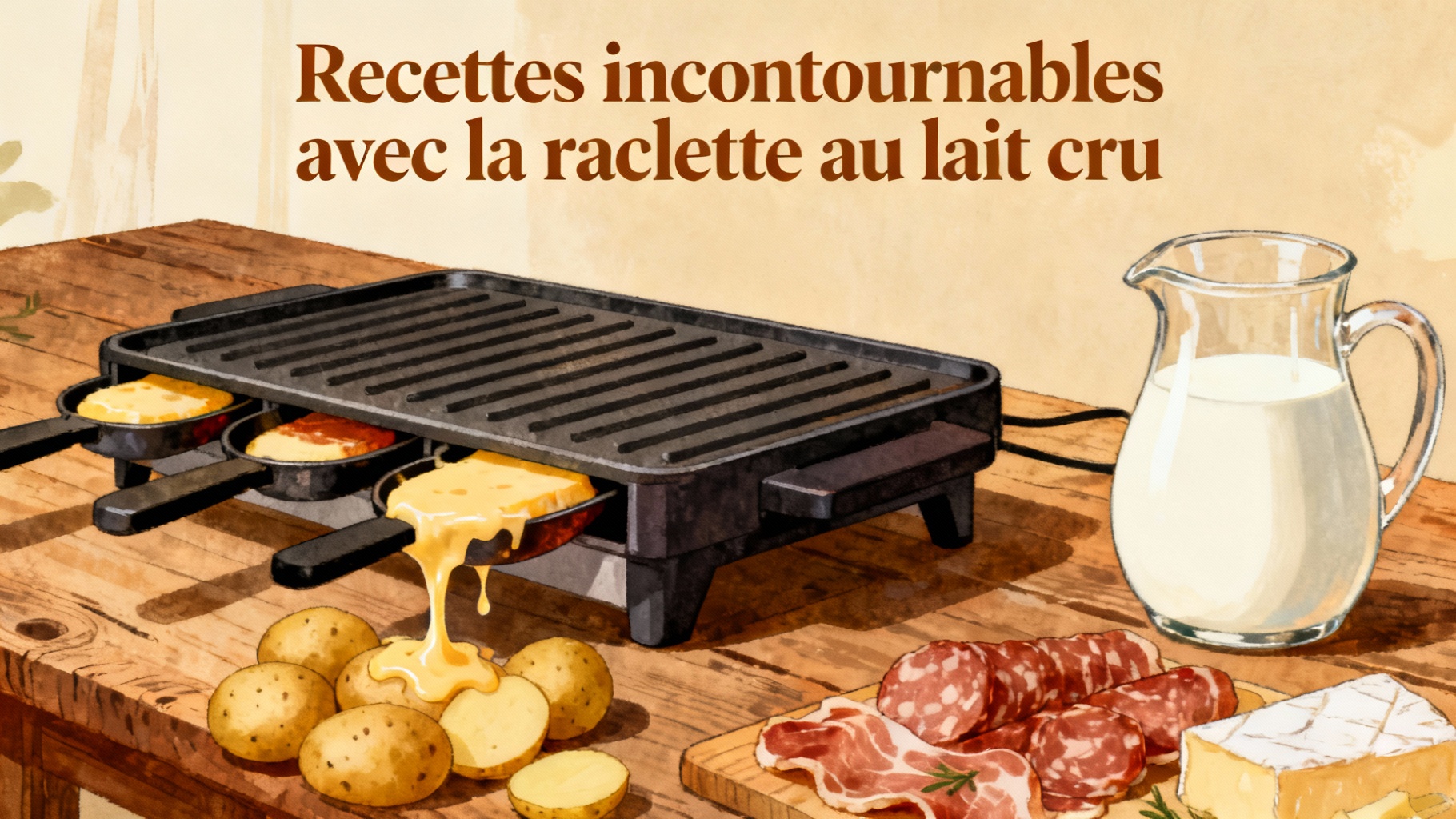 Recettes incontournables avec la raclette au lait cru