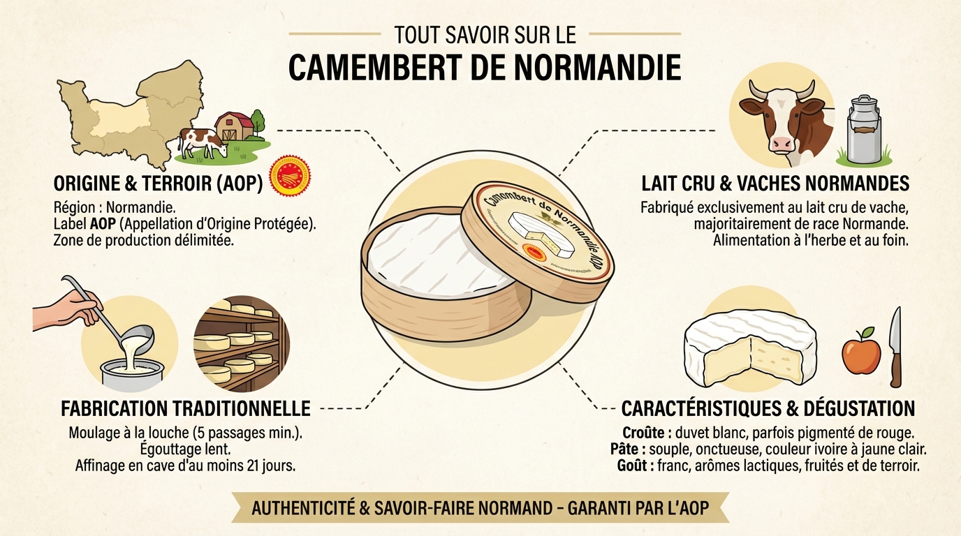 Comment déguster le camembert