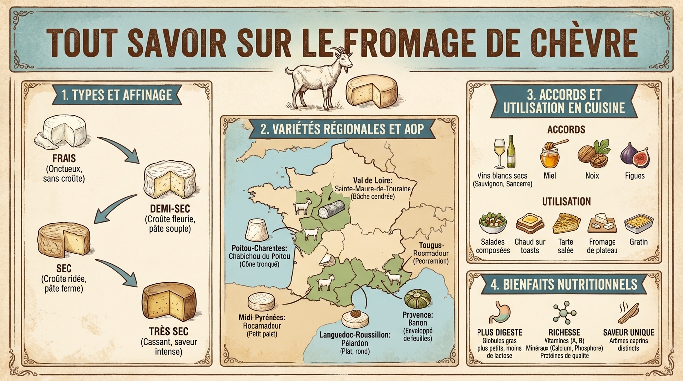 Tout savoir sur le fromage de chèvre 1 Les bienfaits du fromage de chèvre