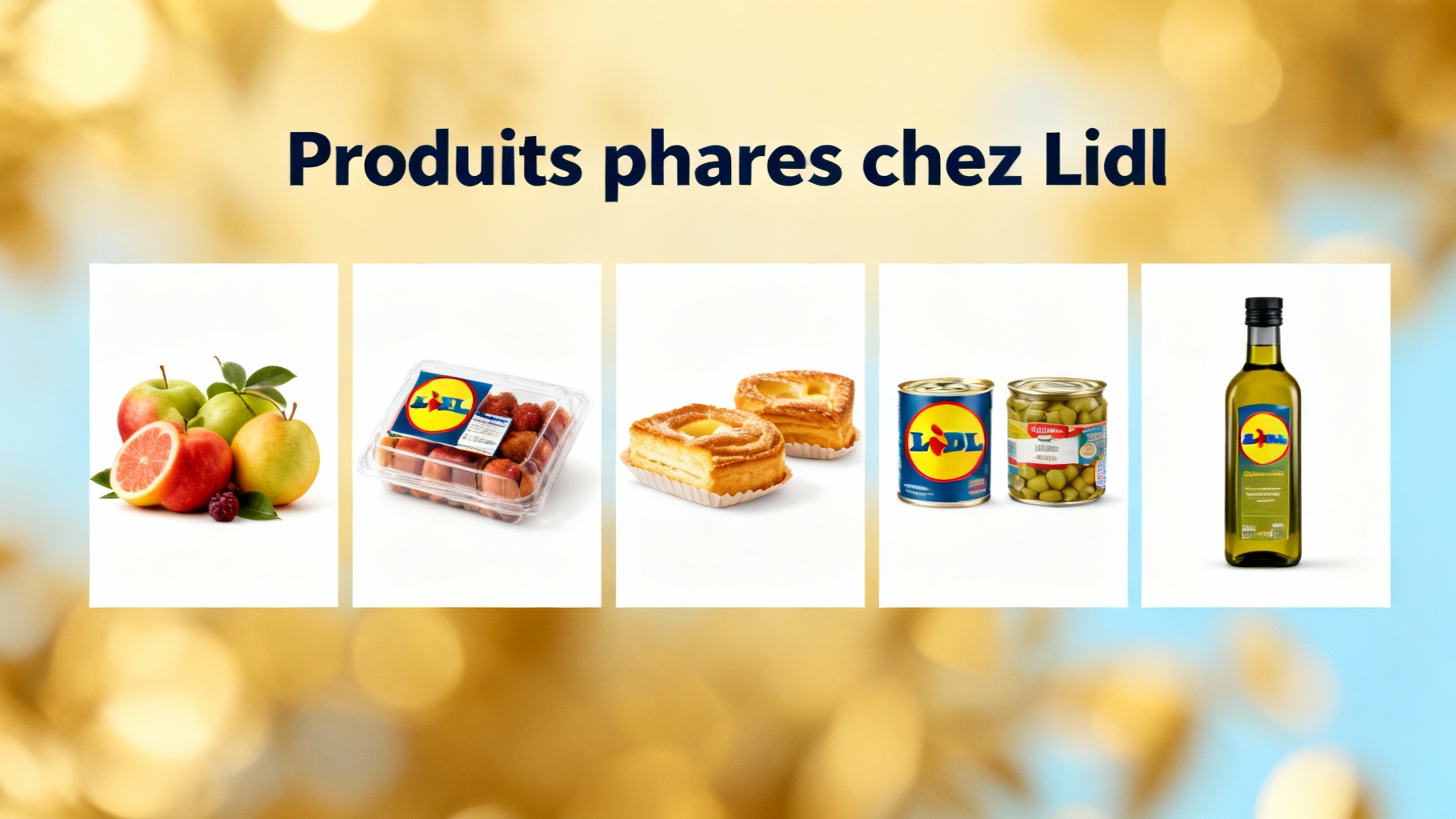 Produits phares chez Lidl