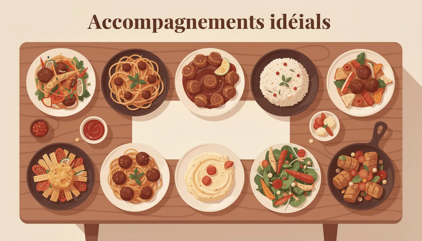 10 plats savoureux avec des boulettes de viande à essayer 1 Accompagnements idéaux