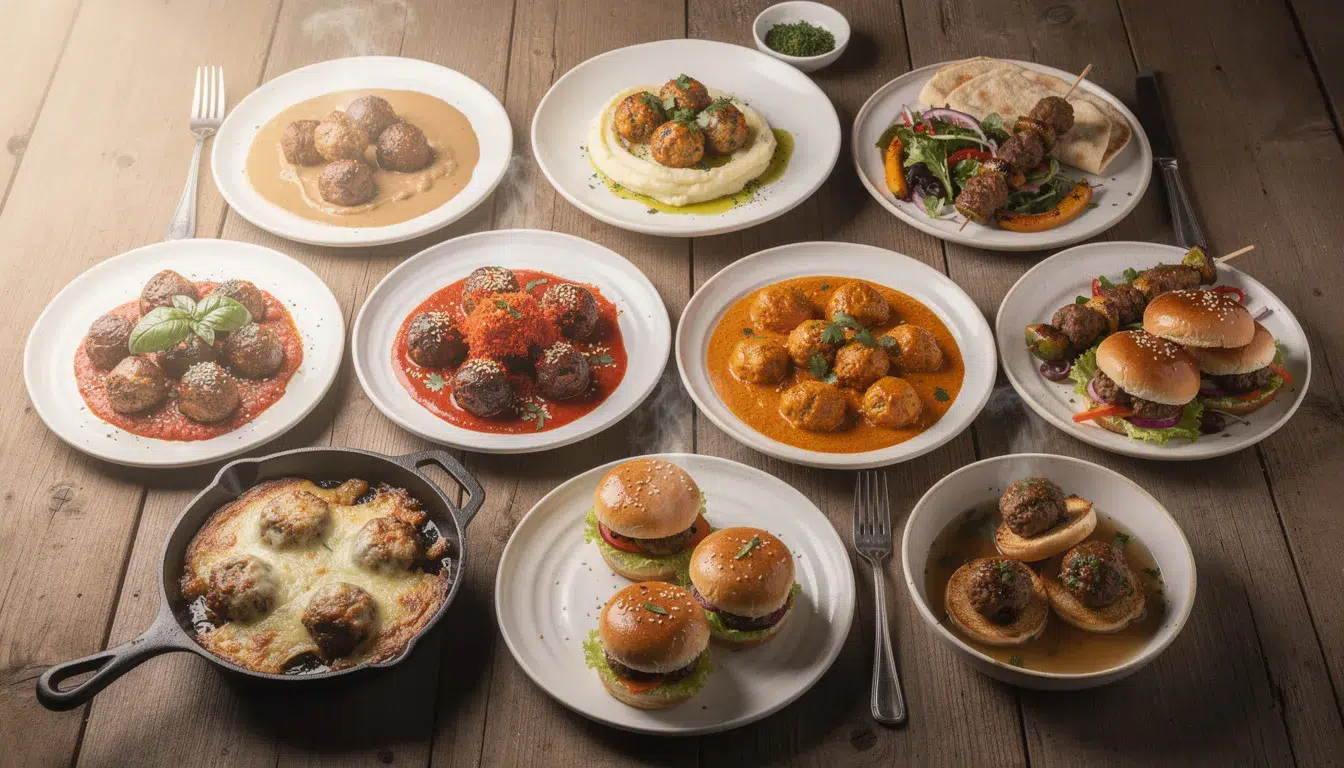 10 plats savoureux avec des boulettes de viande à essayer