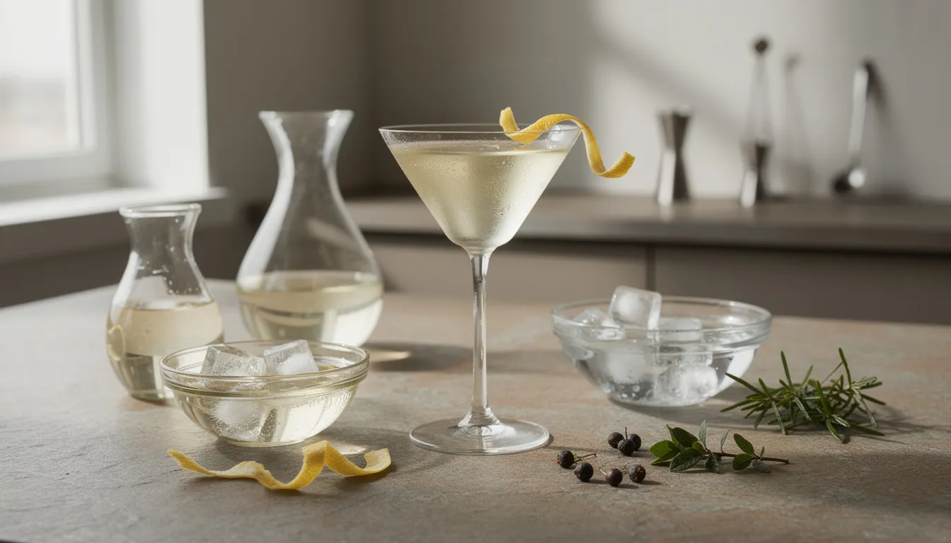 Comprendre la composition du martini blanc en détail