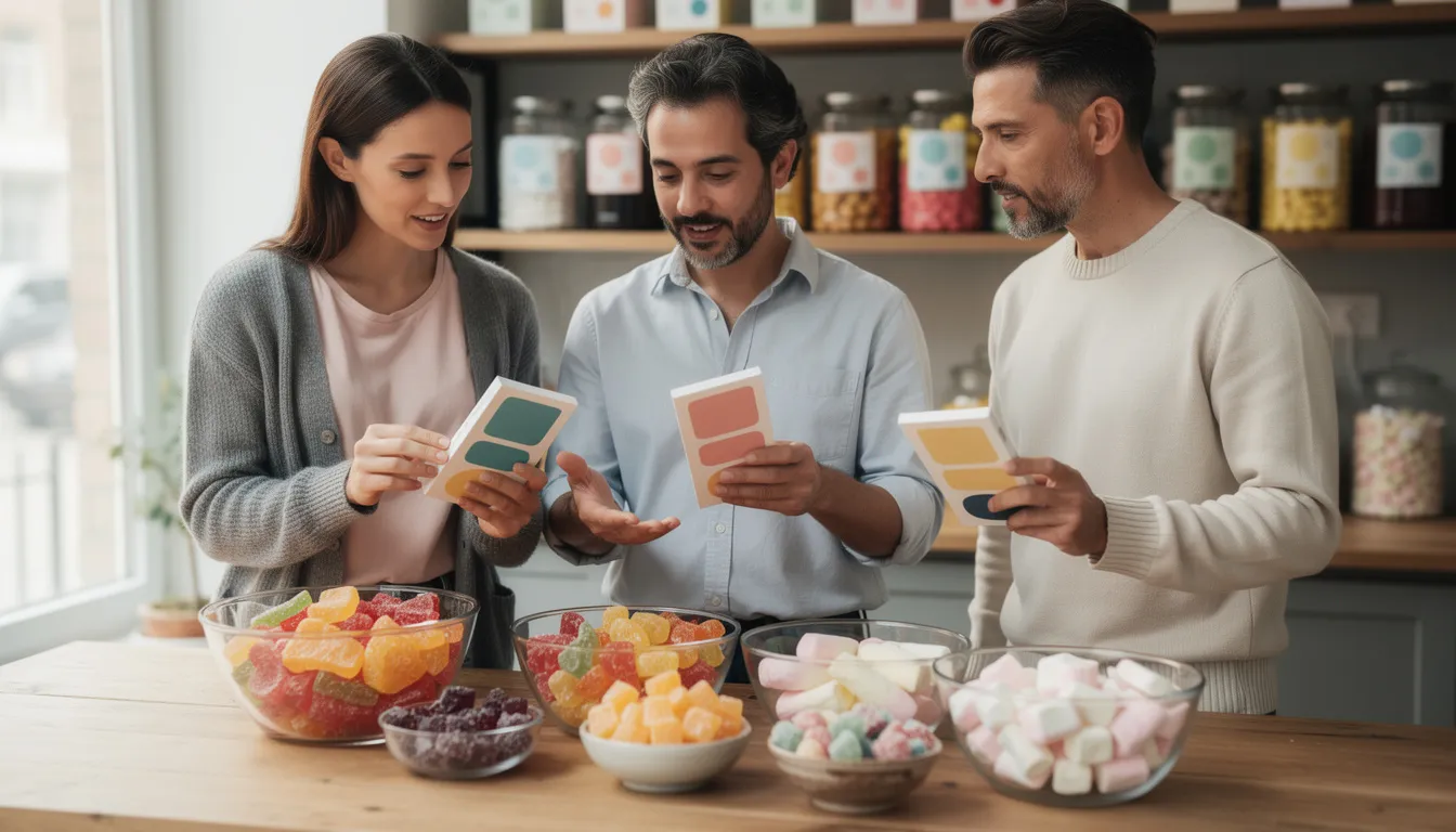 Les bonbons sans gélatine de porc : guide d'achat complet