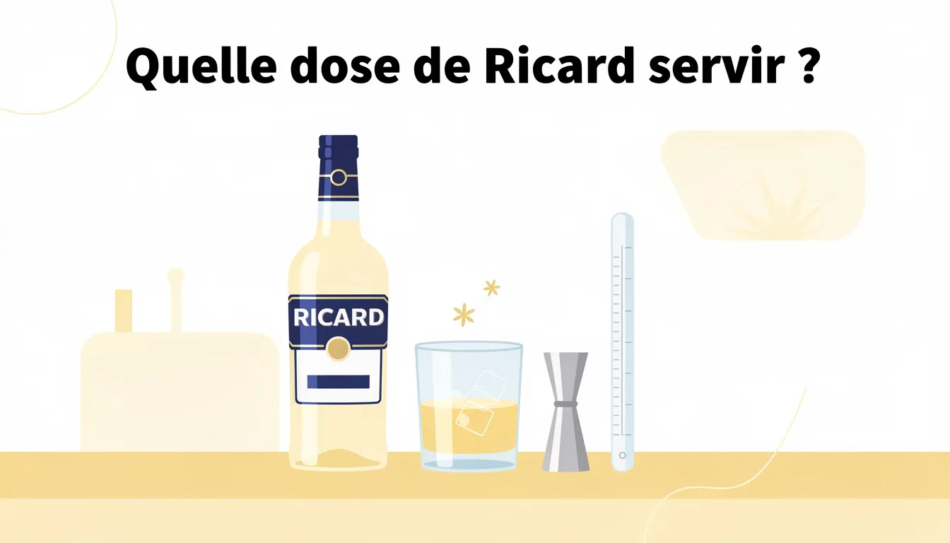 Quelle dose de Ricard servir ?