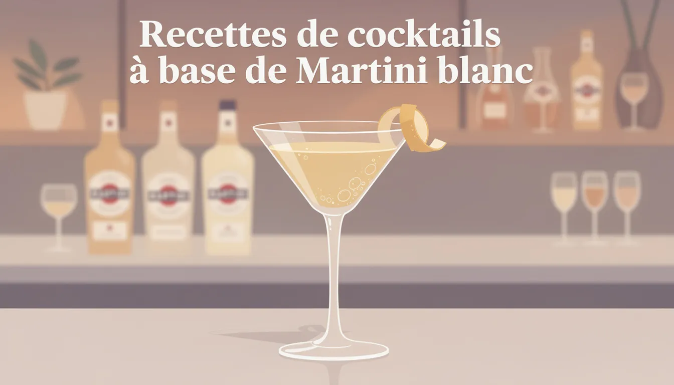 Recettes de cocktails à base de Martini blanc