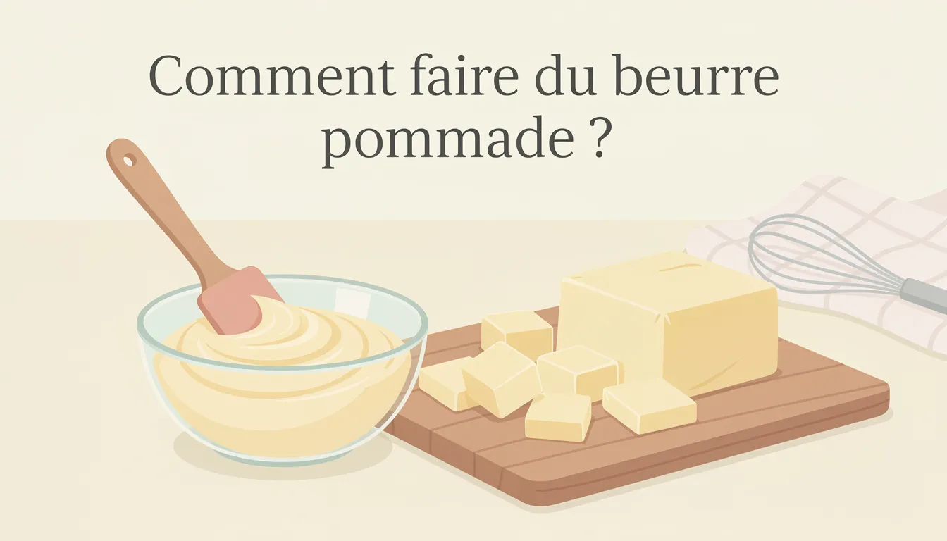 Comment faire du beurre pommade ?