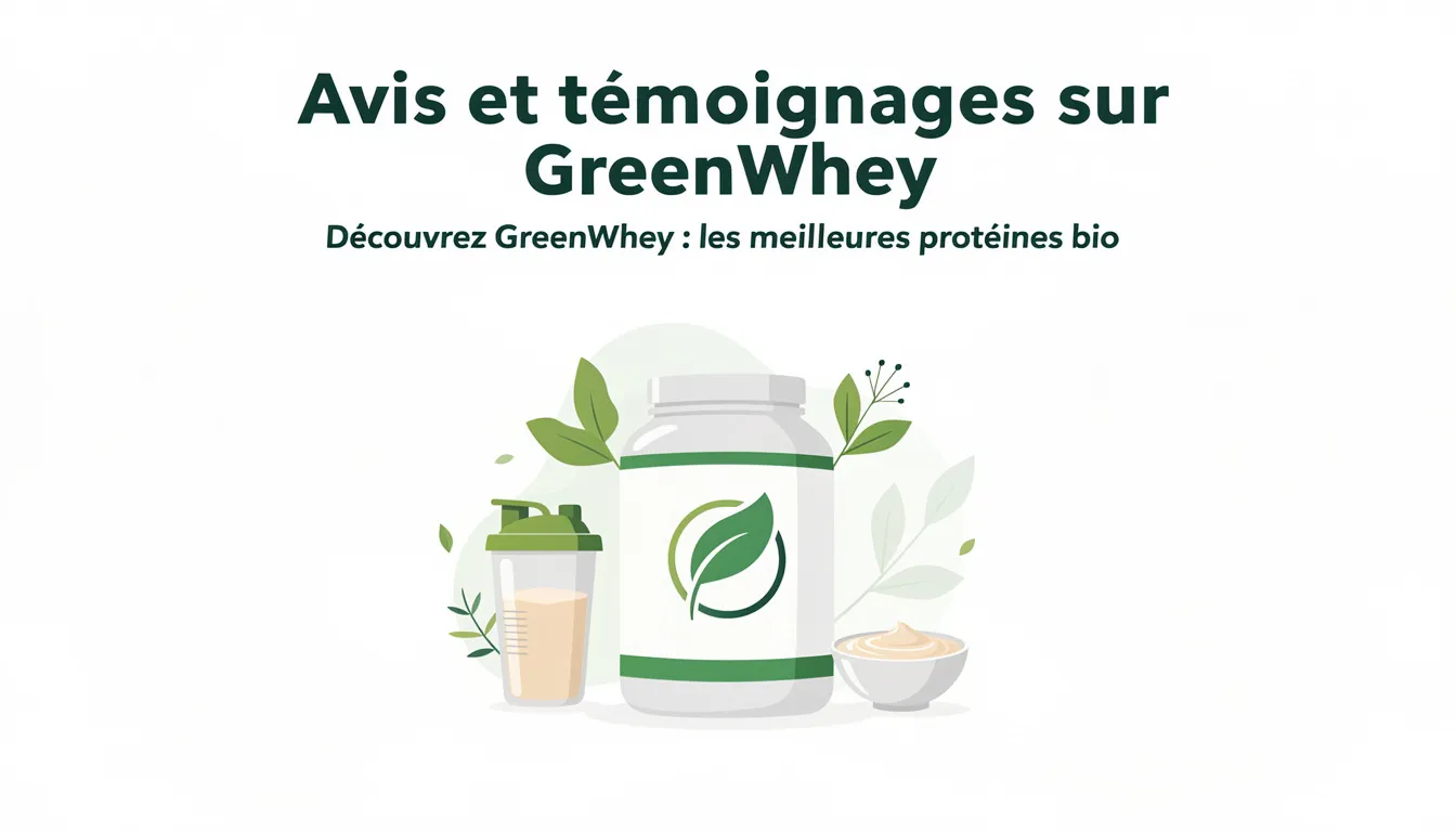 Avis et témoignages sur GreenWhey