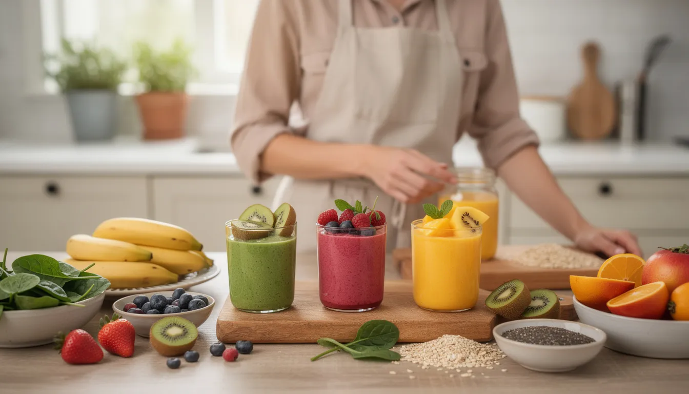 Découvrez nos recettes de smoothies faciles et saines