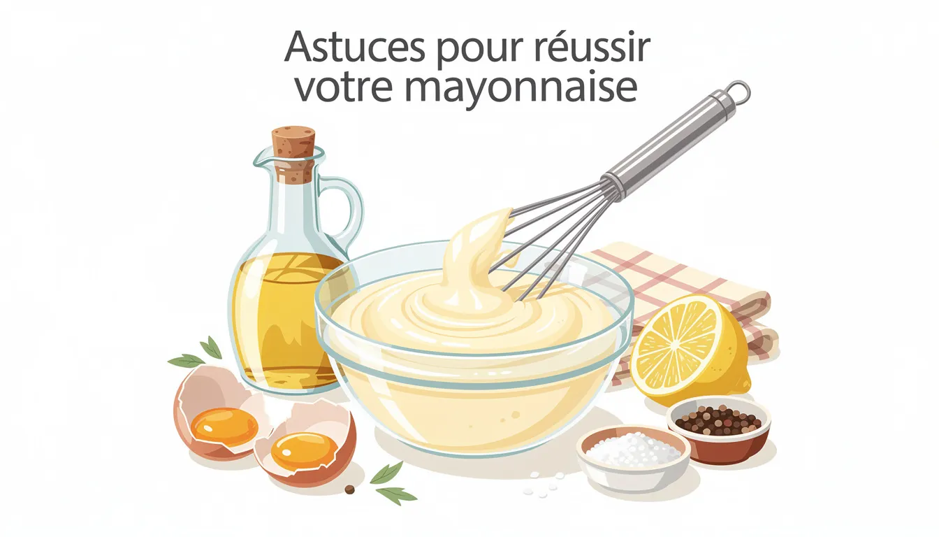 Astuces pour réussir votre mayonnaise