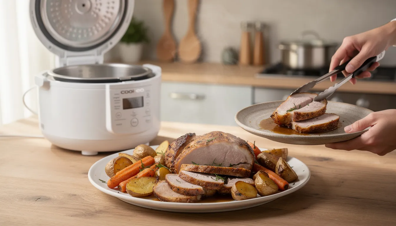 Rôti de porc cookeo : recette facile et savoureuse