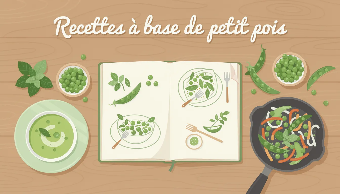 Recettes à base de petit pois