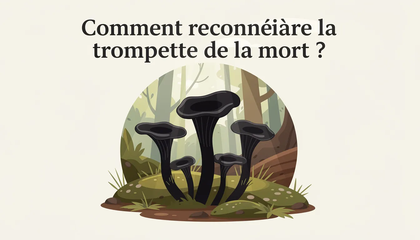 Trompette de la mort : danger ou pas ? 1 Comment reconnaître la trompette de la mort ?