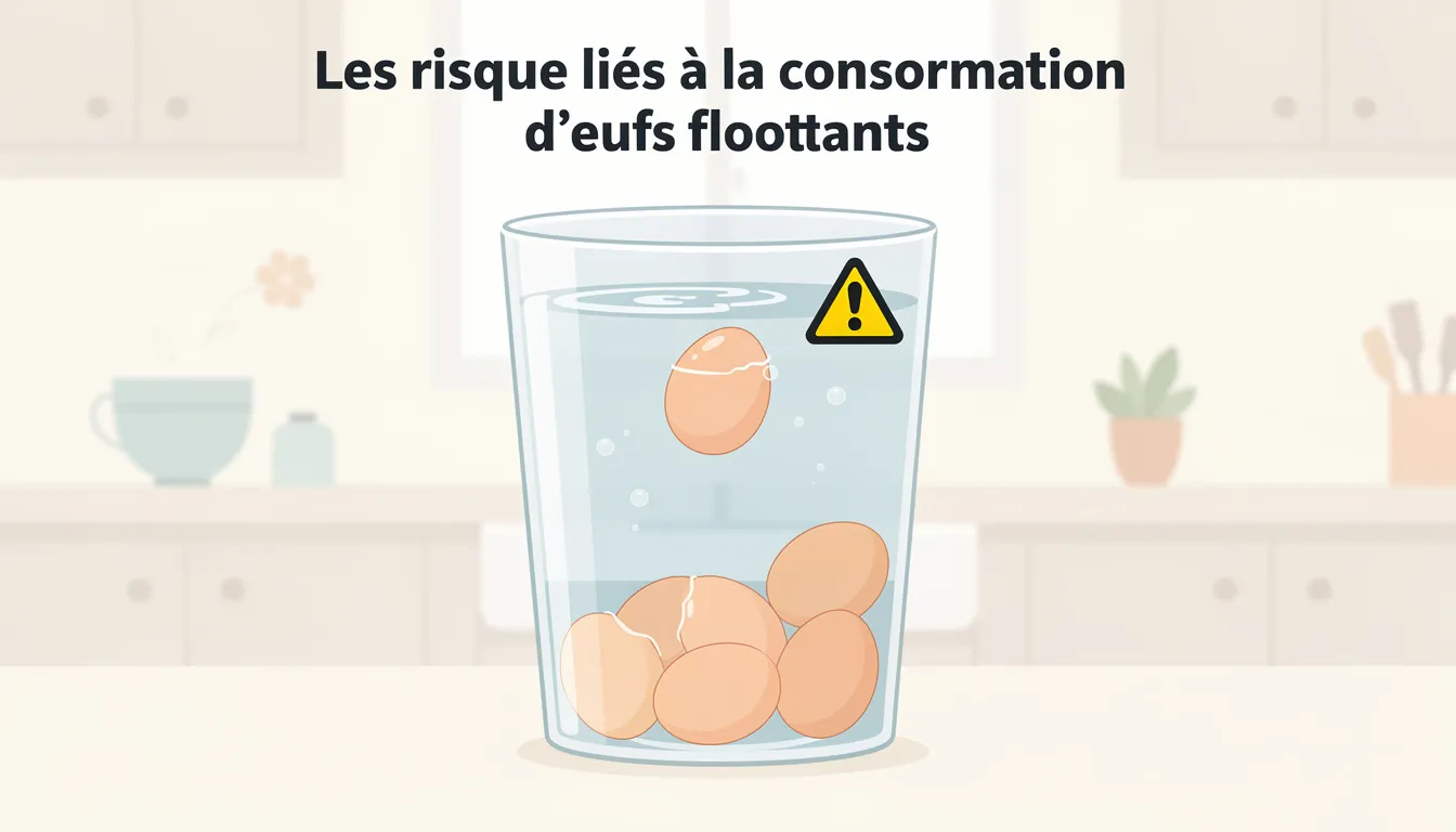 Œuf qui flotte : peut-on encore le manger ? 1 Les risques liés à la consommation d'œufs flottants