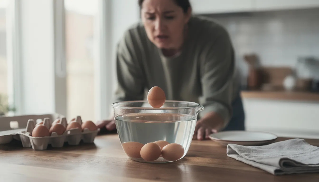 Œuf qui flotte : peut-on encore le manger ?